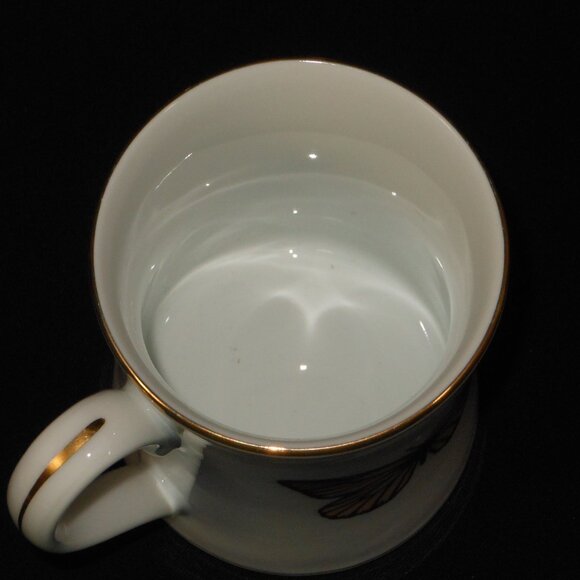 Beautiful coffee mugs. Fitz and Floyd Japan Golden Butterfly - Picture 4 of 5